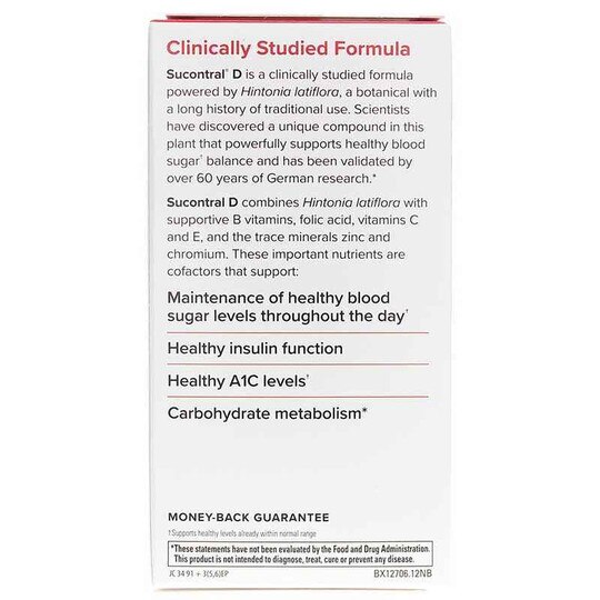 Sucontral D Blood Sugar Balance, TNT